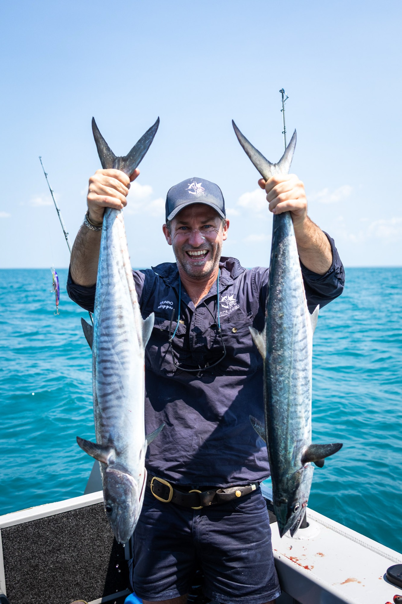 Full-day fishing charter on the Salty Brumby as part of a Catch, Cook and Cruise day