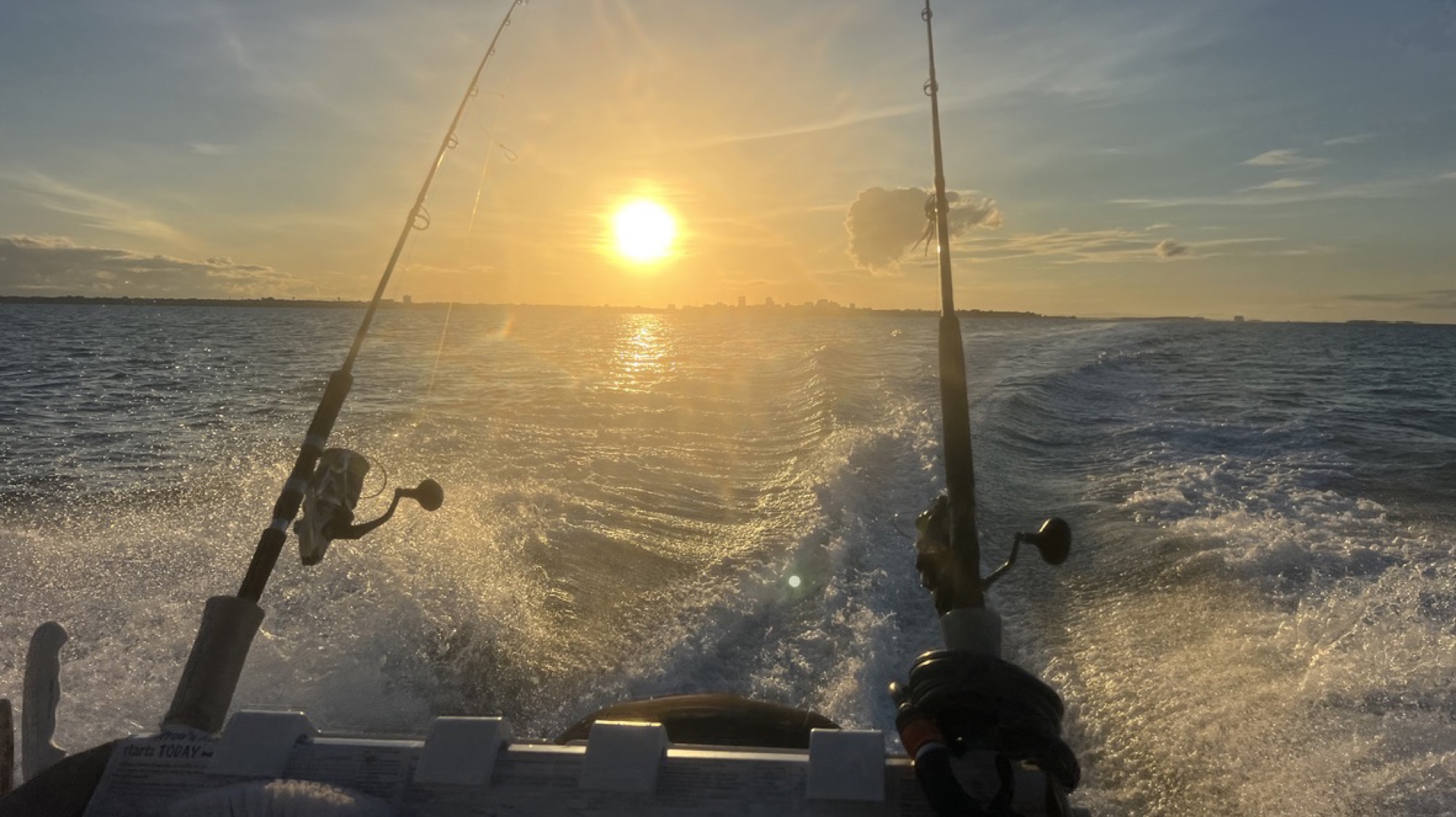 Anglers departing Stokes Hill Wharf on a Cape Adieu fishing charter